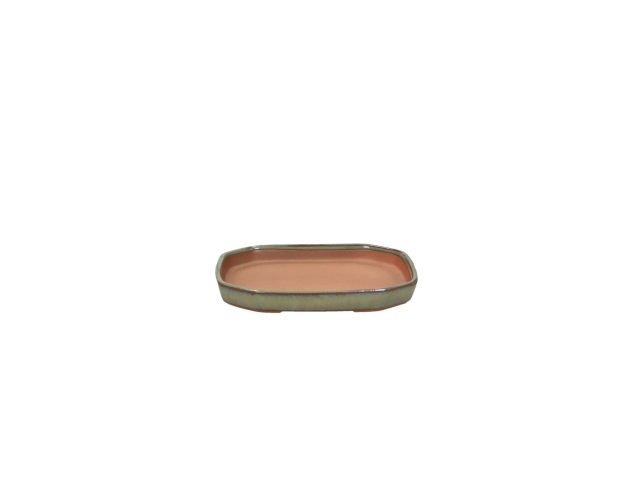 Trays 14,5 cm octagonal green
