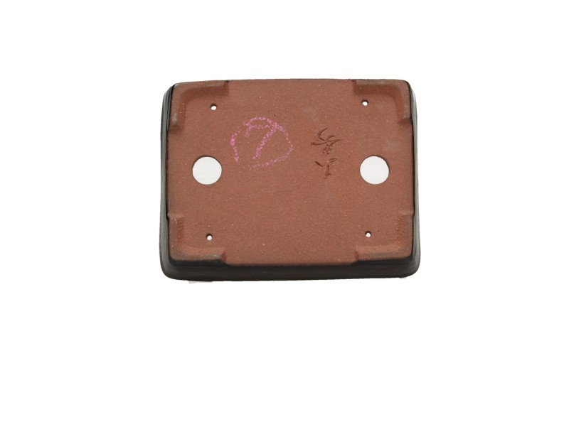 Tokoname - Yamafusa - Rectangulaire bleu, 15 cm
