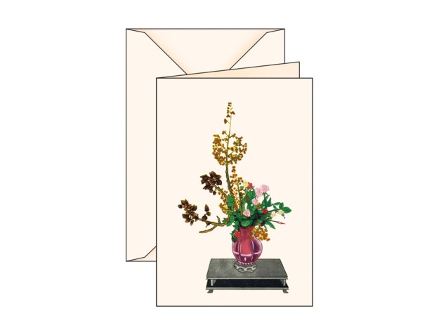 Carte de voeux Ikebana 3
