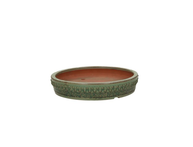 Tokoname, 20 cm, redondo, verde