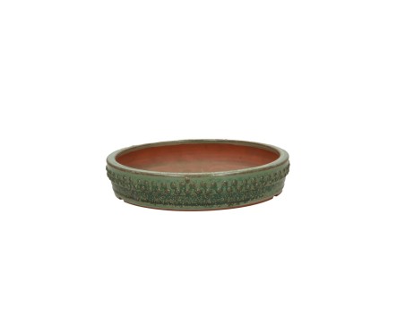 Tokoname 20 cm, rond, vert