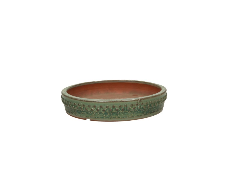 Tokoname 20 cm tondo verde
