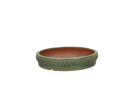 Tokoname 20 cm, rond, vert