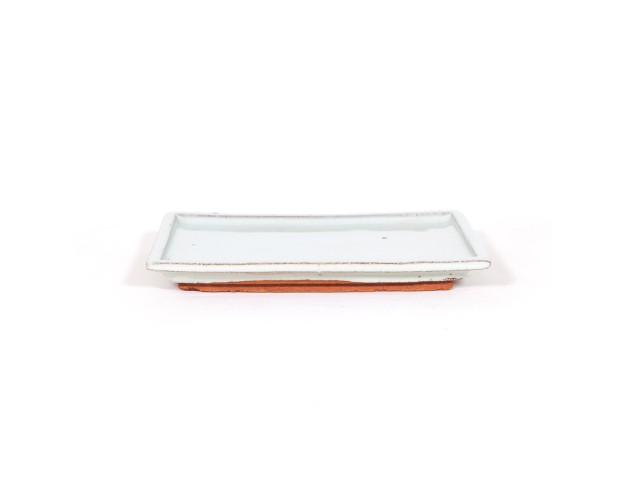 Schotel 18 cm rechthoekig beige