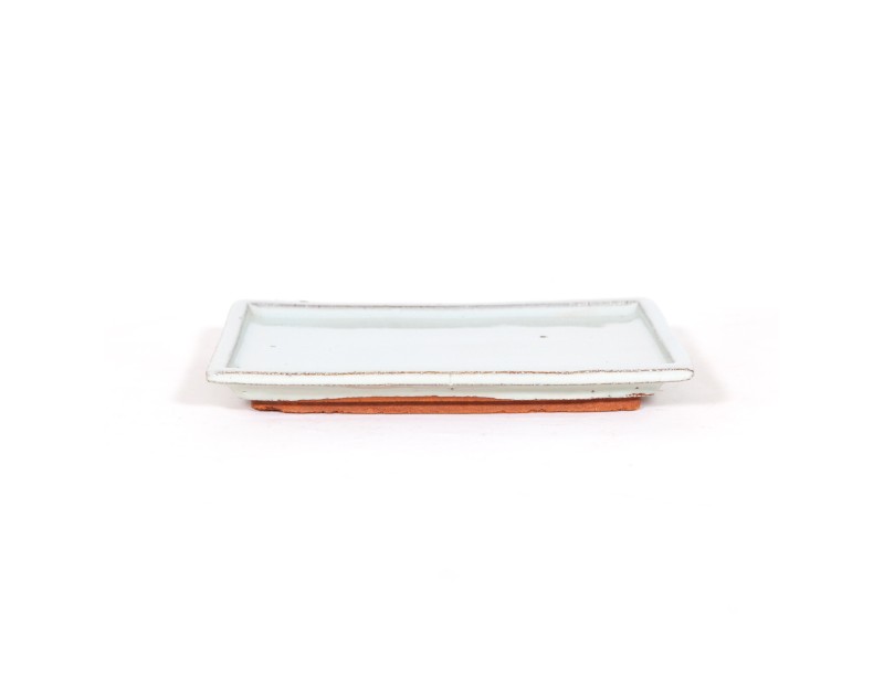 Soucoupe 18 cm rectangulaire beige