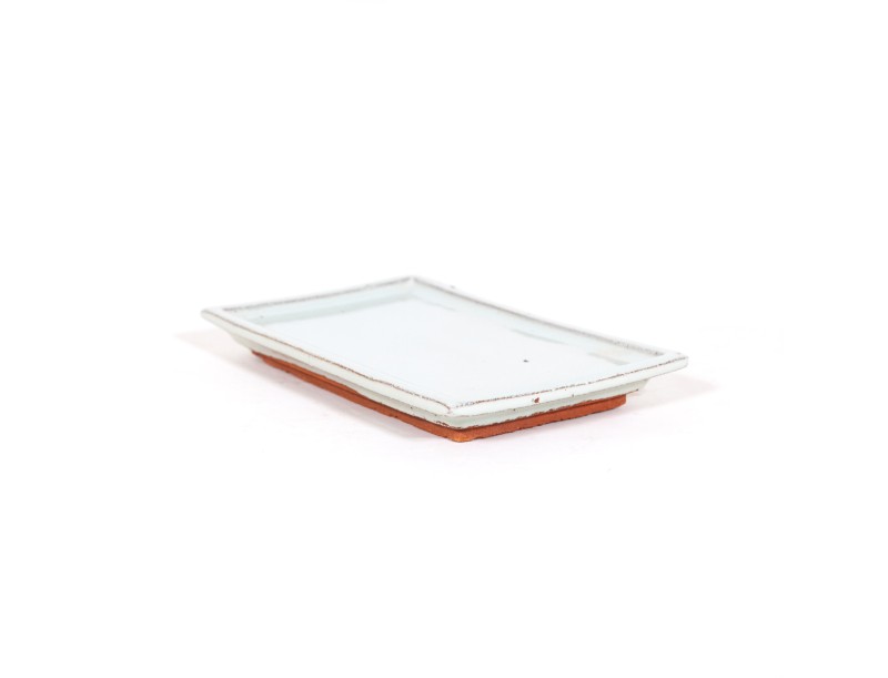 Schotel 18 cm rechthoekig beige
