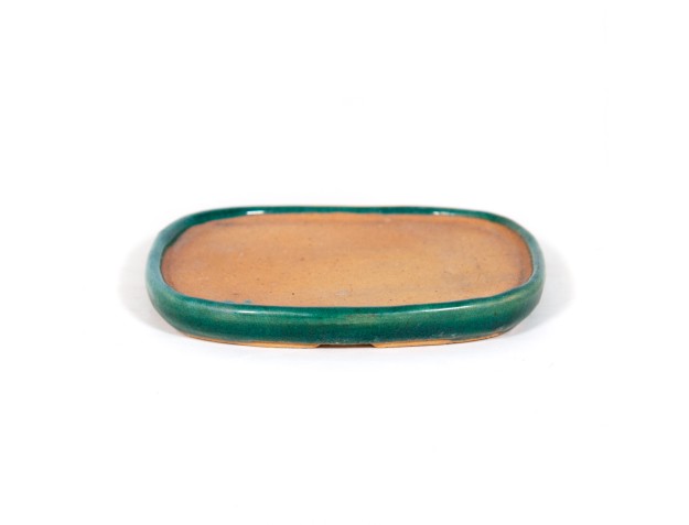 Sottovaso 11 cm ovale verde