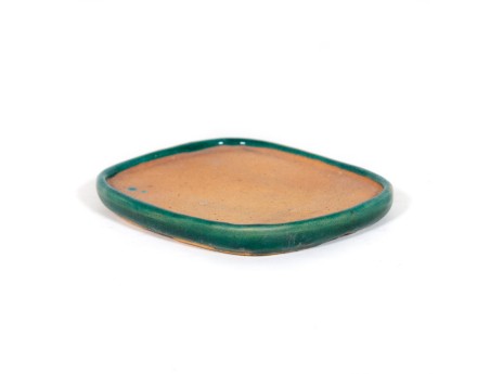 Schotel 11 cm ovaal groen