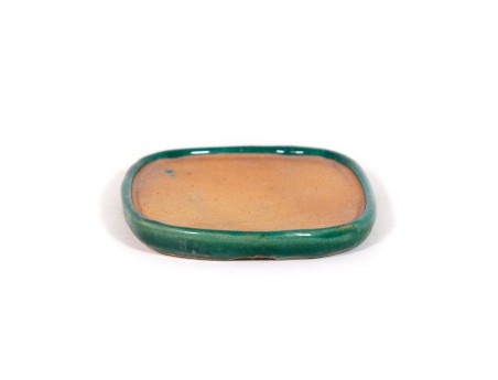 Untersetzer 11 cm oval grün