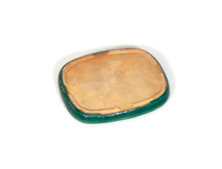 Trays 11 cm oval green
