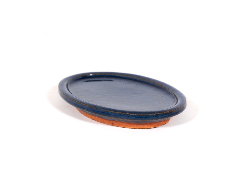 Plato 15,5 cm oval azul