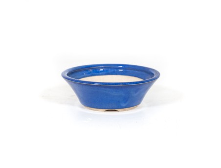Vaso 13,5 cm tondo blu