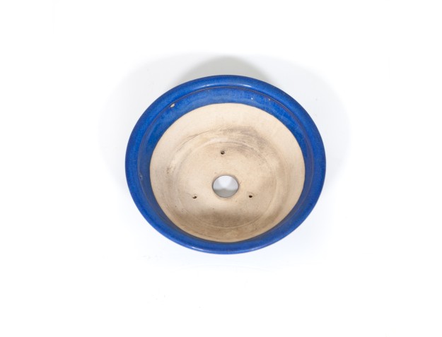 Pot 13,5 cm rond bleu 2