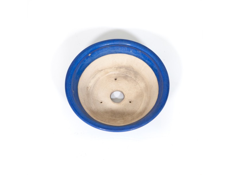 Pot 13,5 cm rond bleu