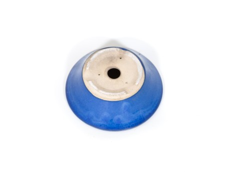 Pot 13,5 cm round blue