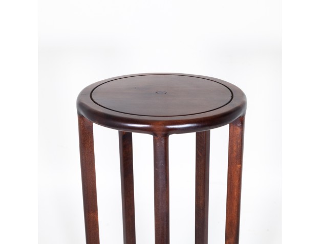 Hand-crafted wood round table Ø 24,5 cm 2