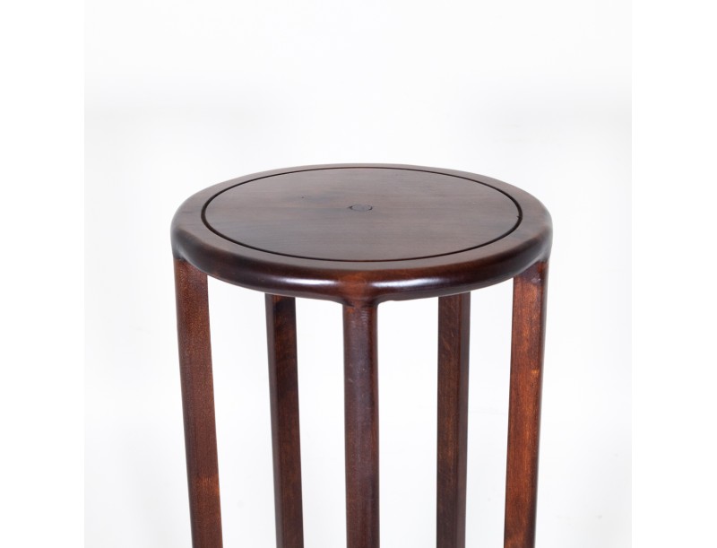 Hand-crafted wood round table Ø 24,5 cm