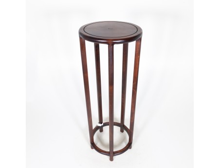 Table rond en bois artisanale Ø 24,5 cm