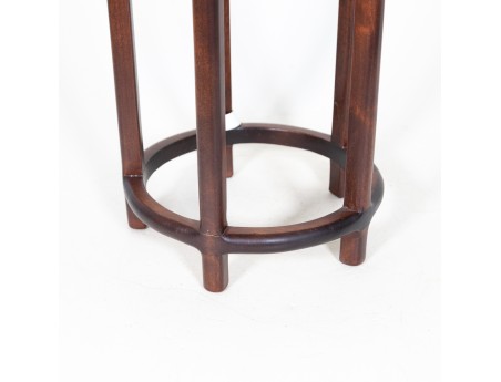Hand-crafted wood round table Ø 24,5 cm