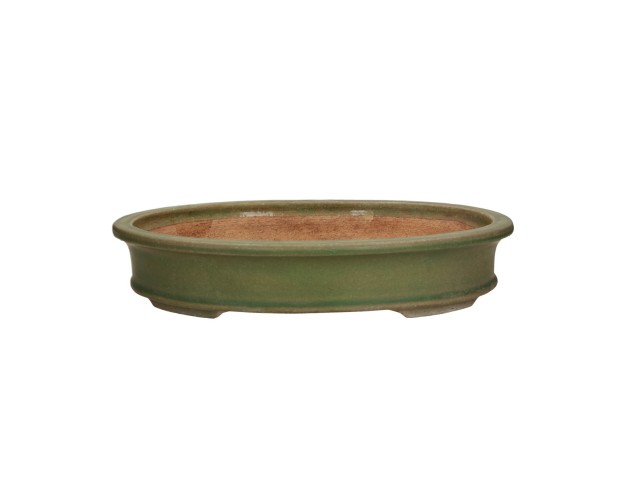 Tokoname - Hattori - 36,5 cm, ovale, vert