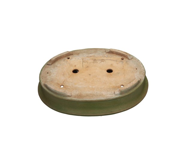 Tokoname - Hattori - 36,5 cm, ovale, vert 2