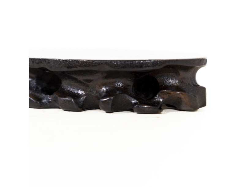 Tavolino ovale in legno -  19,5 cm