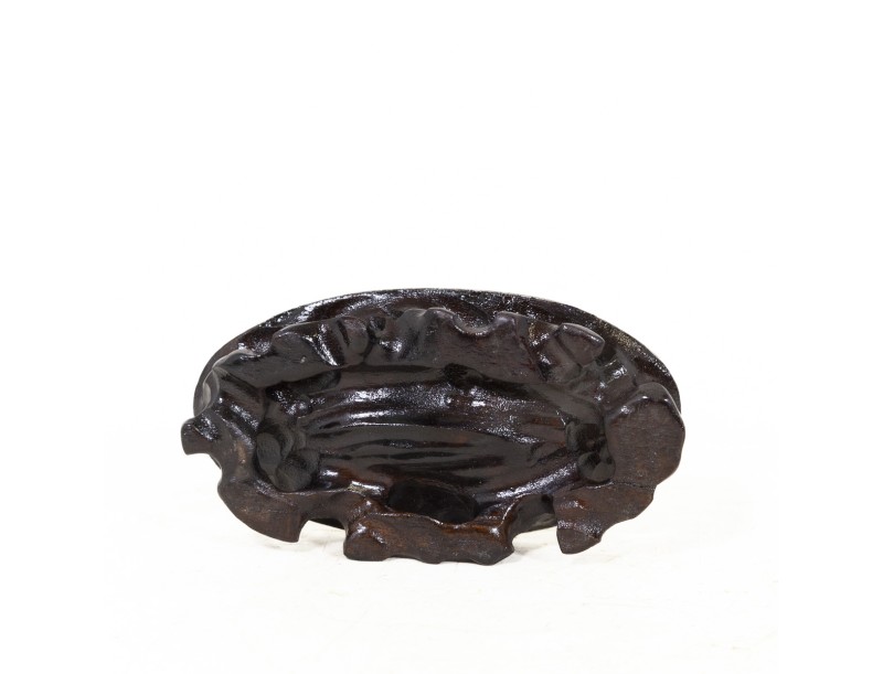 Tavolino ovale in legno - 14 x 7 x 3 cm