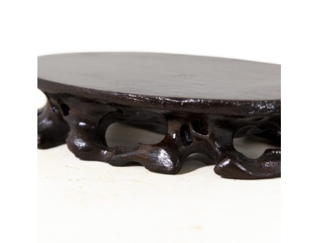 Table petit ovale en bois - 14 cm