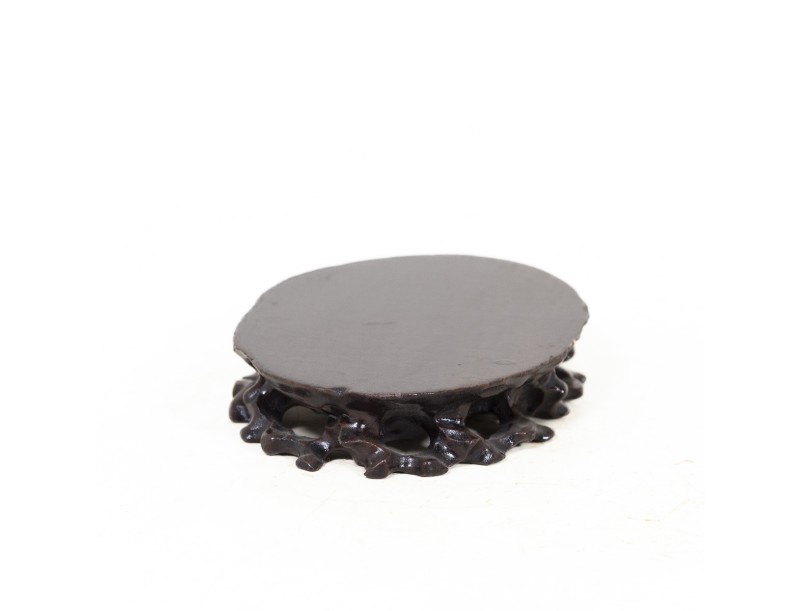 Tavolino ovale in legno - 15,5 x 8 x 3 cm