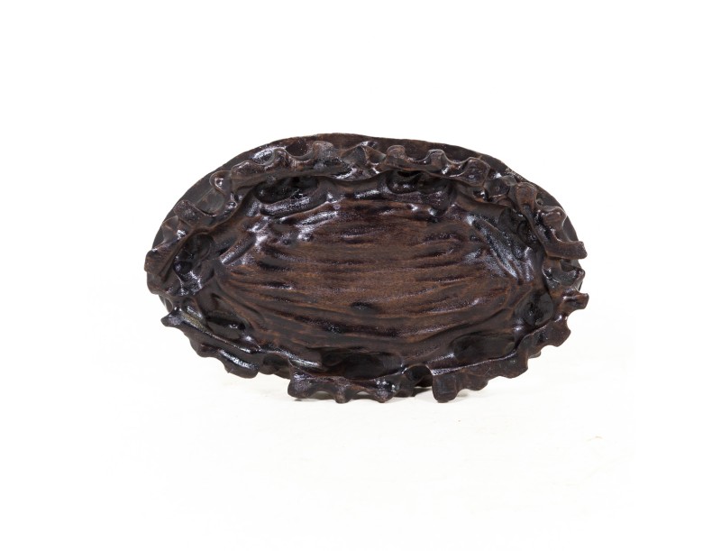 Table petit ovale en bois - 15,5 x 8 x 3 cm