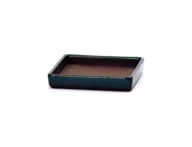 Sottovaso  9,5 cm quadrato blu