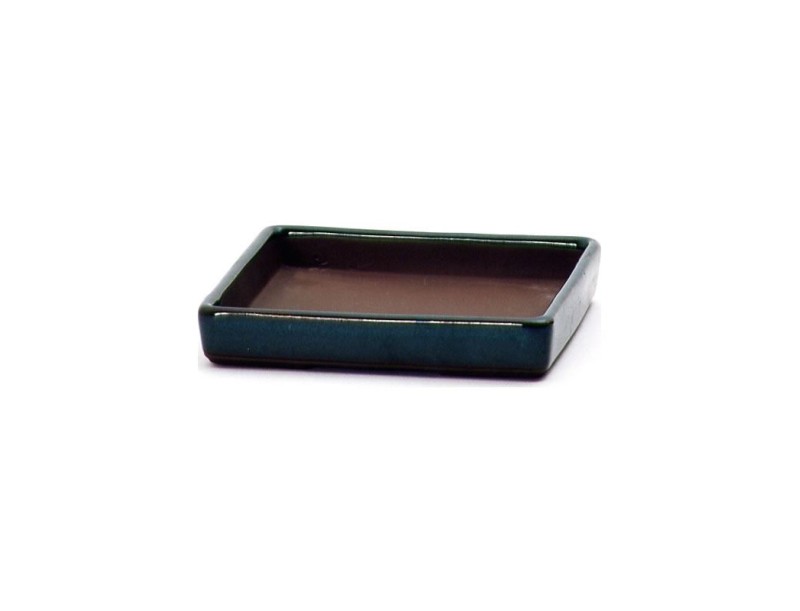 Sottovaso  9,5 cm quadrato blu