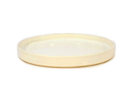 Suiban 22,5 cm tondo bianco