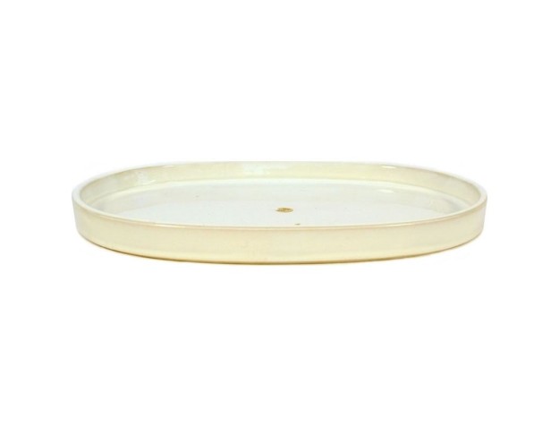 Suiban 38 cm ovale bianco