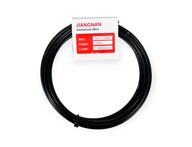 Fil d'aluminium Ø 2,5 mm - 100 g - Jiangnan