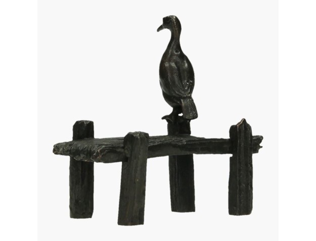 Tenpai cormorano su pontile 2