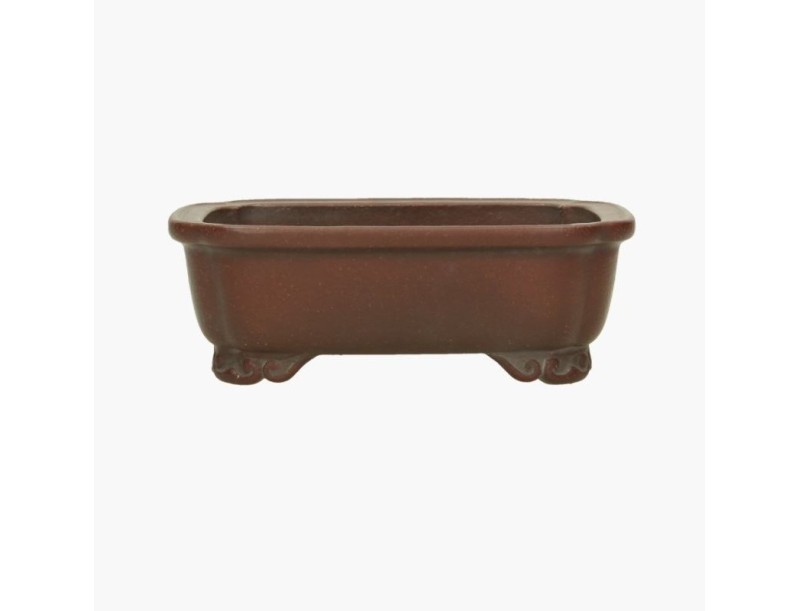 Vaso 15,8 cm nuvola gres marrone