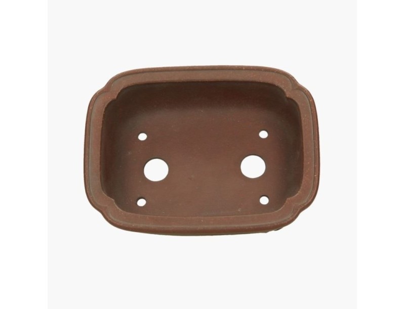 Vaso 15,8 cm nuvola gres marrone