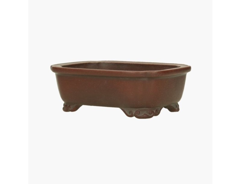 Vaso 15,8 cm nuvola gres marrone