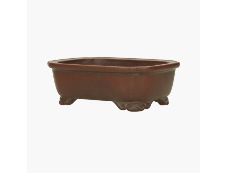 Vaso 15,8 cm nuvola gres marrone