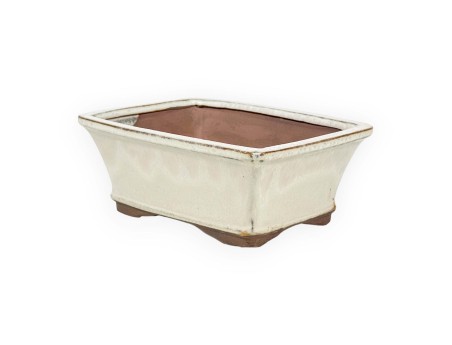 Vaso 18,5 cm rettangolare beige