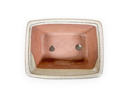 Vaso 18,5 cm rettangolare beige