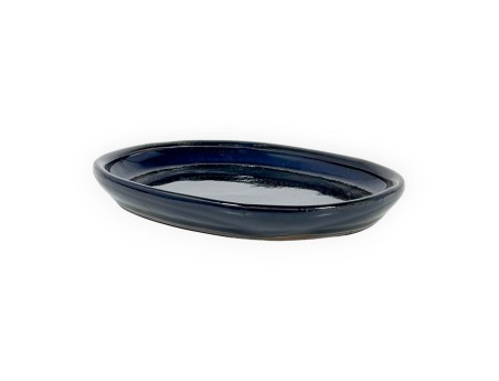 Pot 18,5 cm ovale bleu