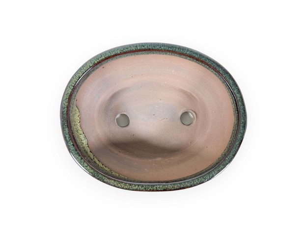 Pot 18,5 cm ovale vert 2