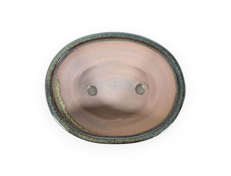 Pot 18,5 cm ovale vert