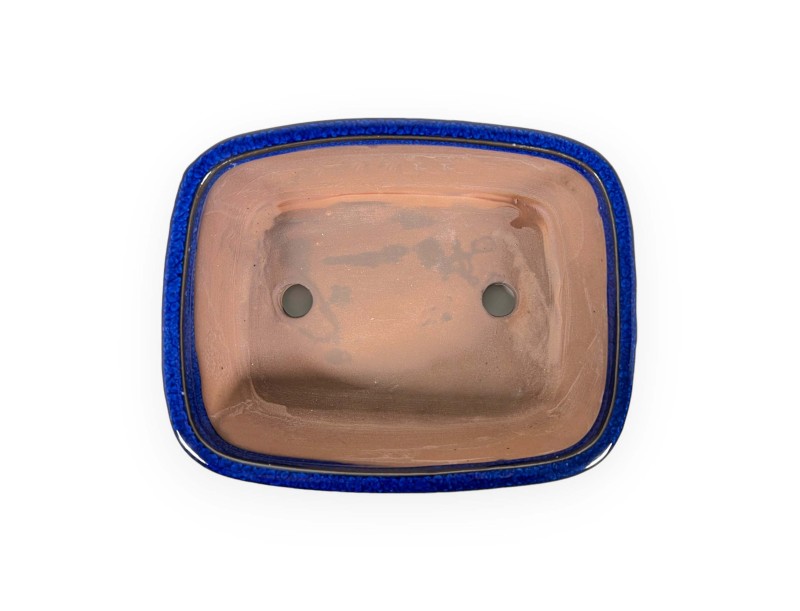 Vaso 18,5 cm rettangolare blu