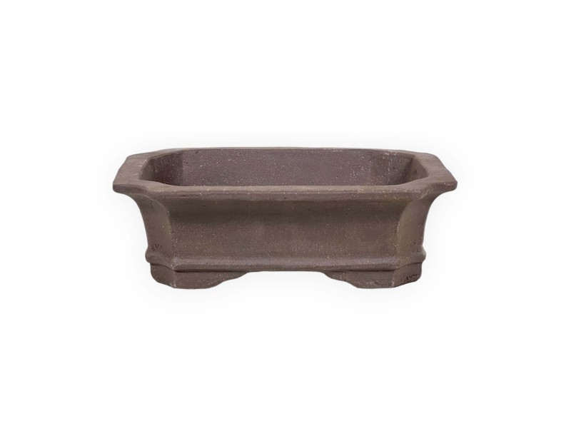Vaso 26 cm rettangolare grès