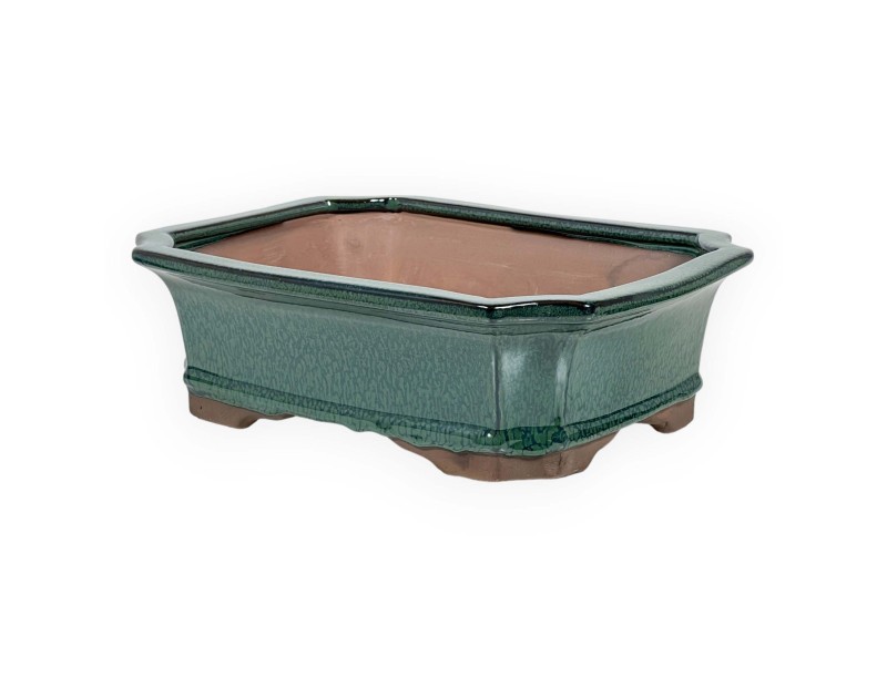 Pot 21 cm rectangulaire vert