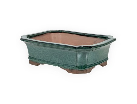 Pot 21 cm rectangulaire vert