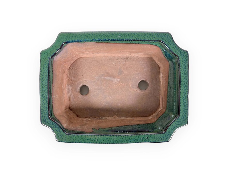 Pot 21 cm rectangulaire vert